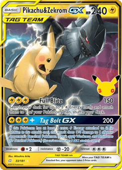 Pikachu & Zekrom GX