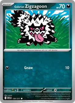 Galarian Zigzagoon