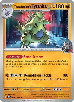 Team Rocket's Tyranitar